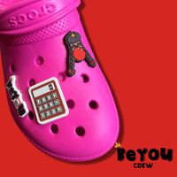 Copy of BeYOU Crew Shoe Charms: Iman  Character Set (Peach Bubble)