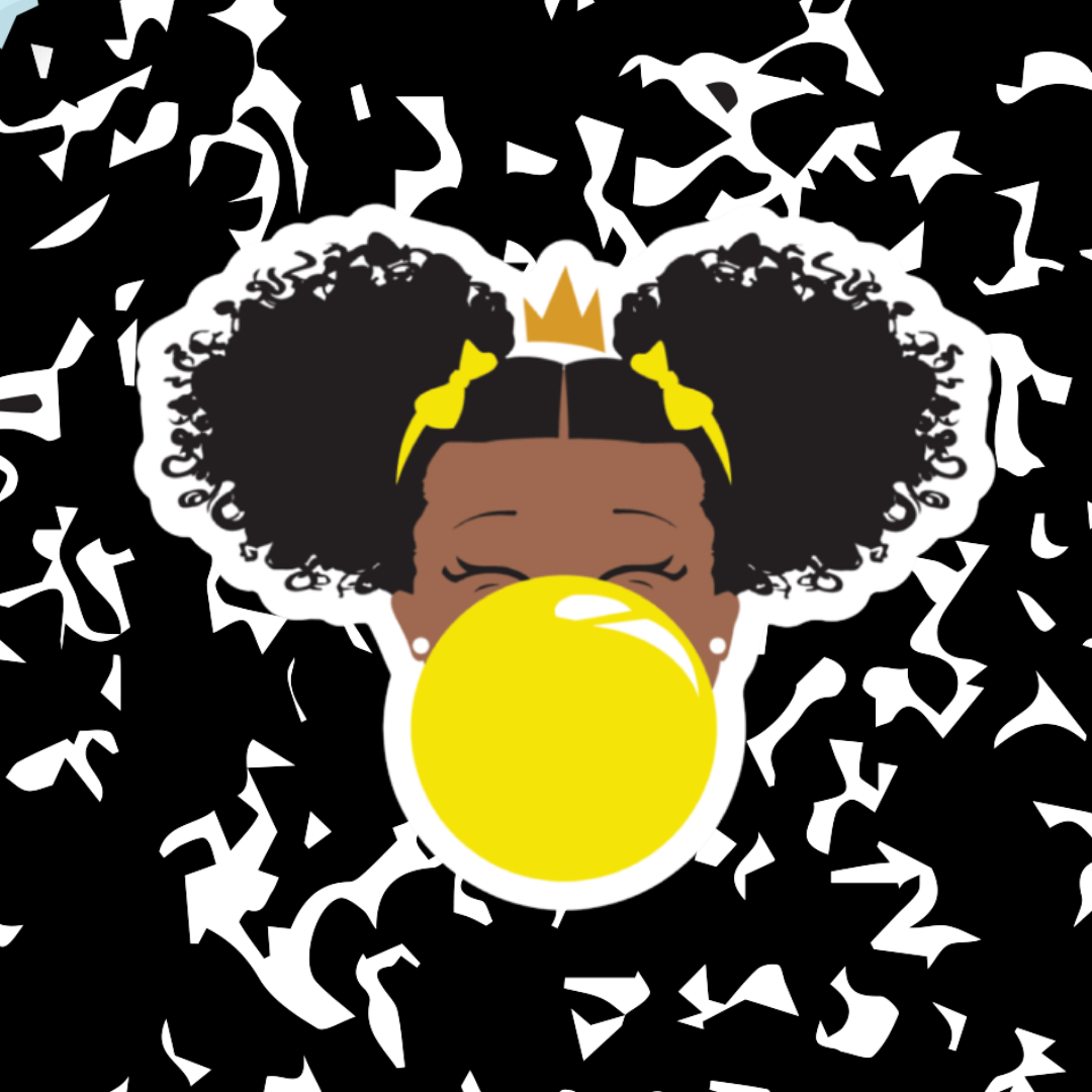 Black Girl Magic Custom Waterproof Sticker