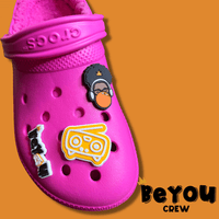 Copy of BeYOU Crew Shoe Charms: Iman  Character Set (Peach Bubble)