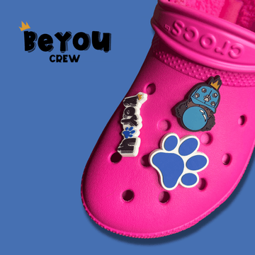 BeYOU Crew Shoe Charms: Marley Character Set (Blue Bubble)