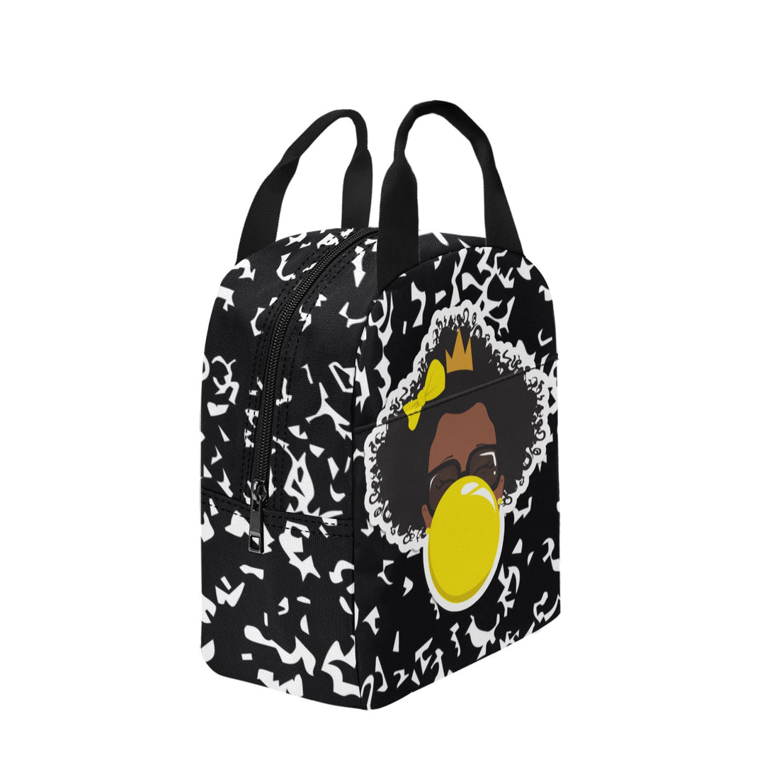 BeYOU Crew Zipper Lunch Bag- Sommer (Yellow Bubble)