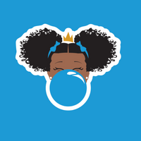 Black Girl Magic Custom Waterproof Sticker