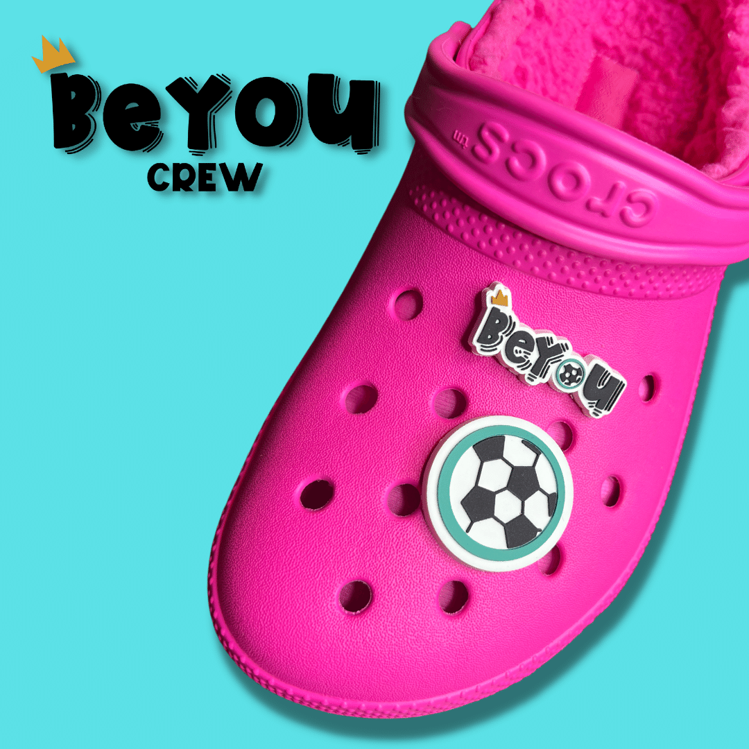 BeYOU Crew Shoe Charm : BeYOU Soccer Set (Cori, Turquoise Bubble)