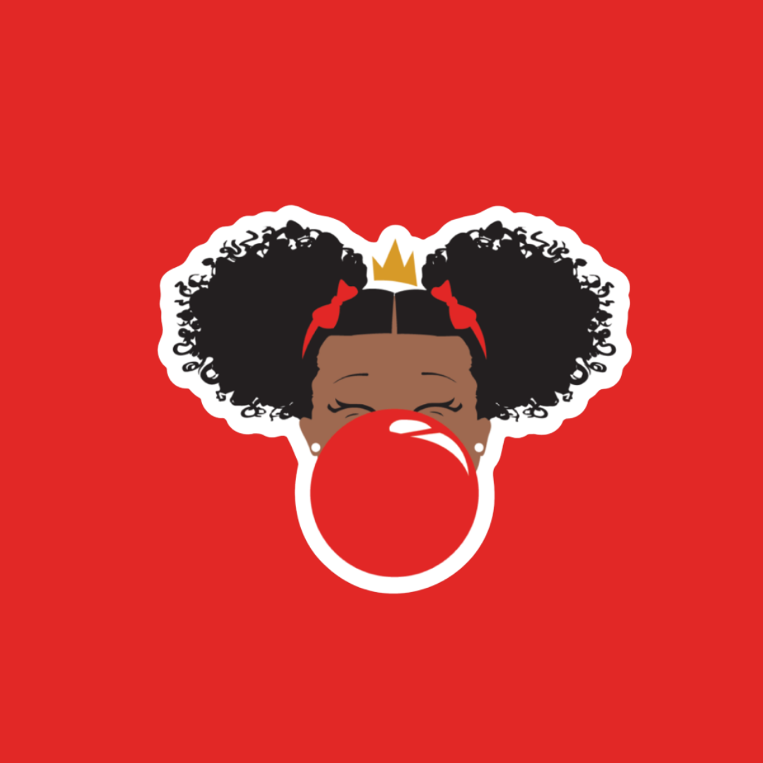 Black Girl Magic Custom Waterproof Sticker