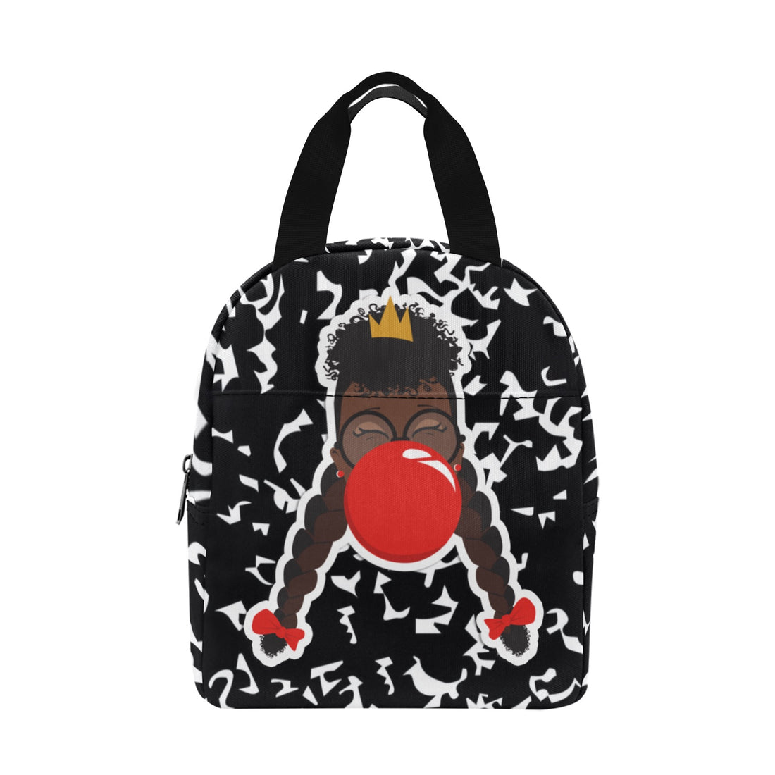 BeYOU Crew Zipper Lunch Bag-Reighan (Red Bubble)