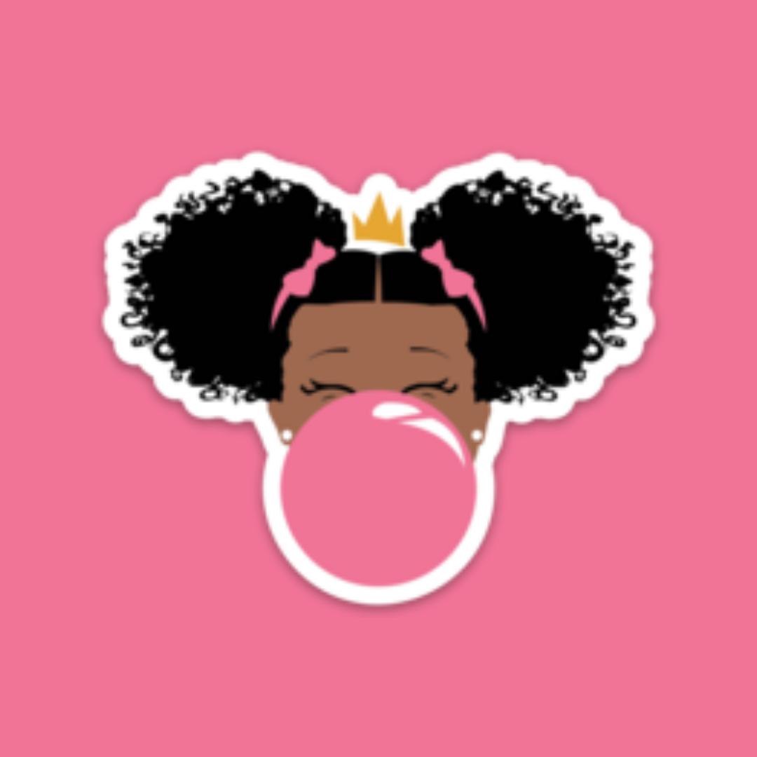 Black Girl Magic Custom Waterproof Sticker