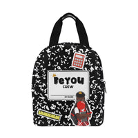BeYOU Crew Zipper Lunch Bag-Reighan (Red Bubble)