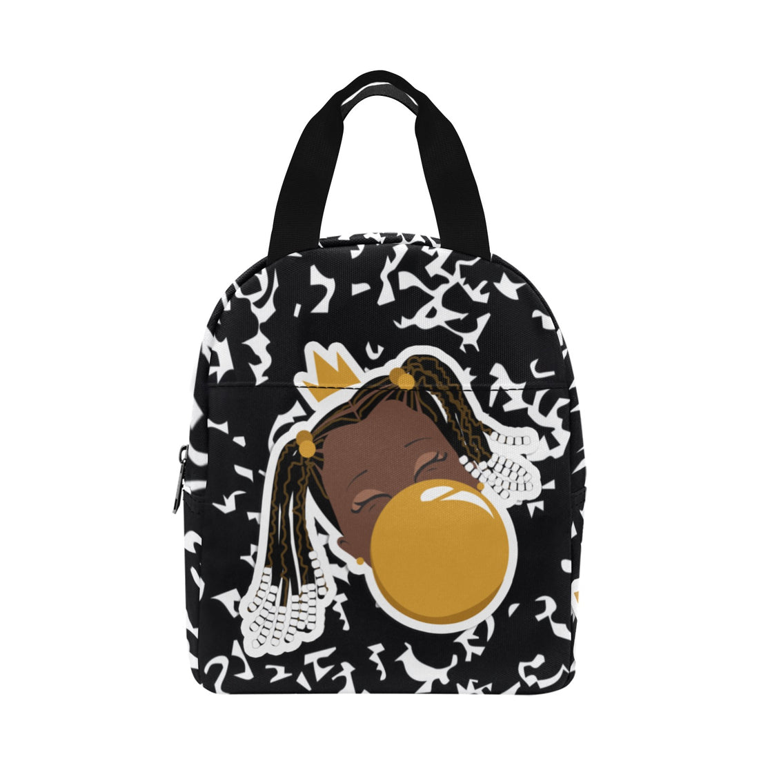 BeYOU Crew Zipper Lunch Bag-Fallon (Gold Bubble)