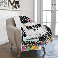 BeYOU Crew Blanket Ultra-Soft Micro Fleece Blanket 30''x40''