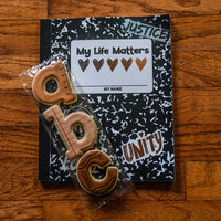 Dear Beautiful Brown Girl: My Life Matters (8x10 Composition Book)