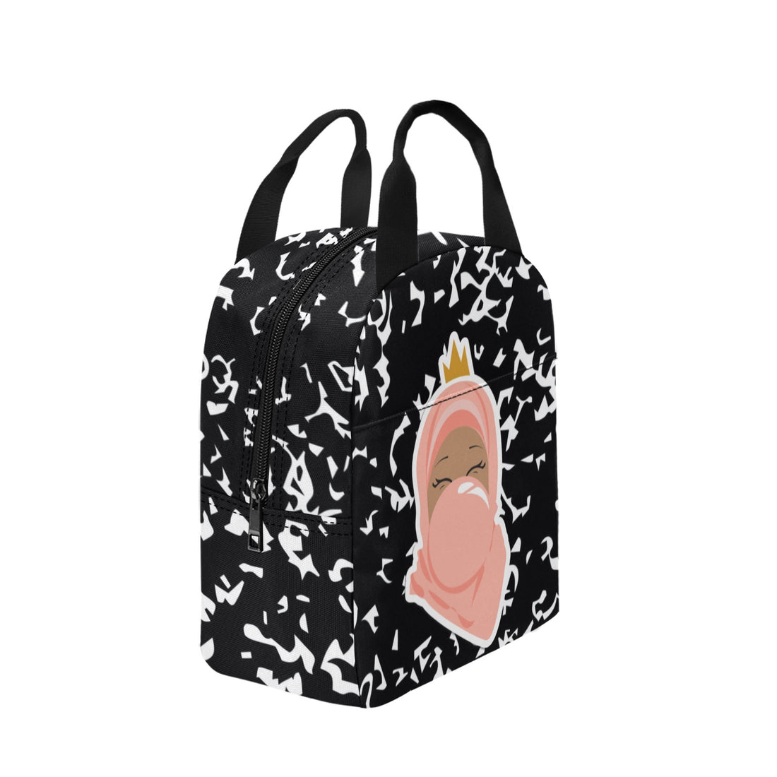 BeYOU Crew Zipper Lunch Bag-Iman (Peach Bubble)