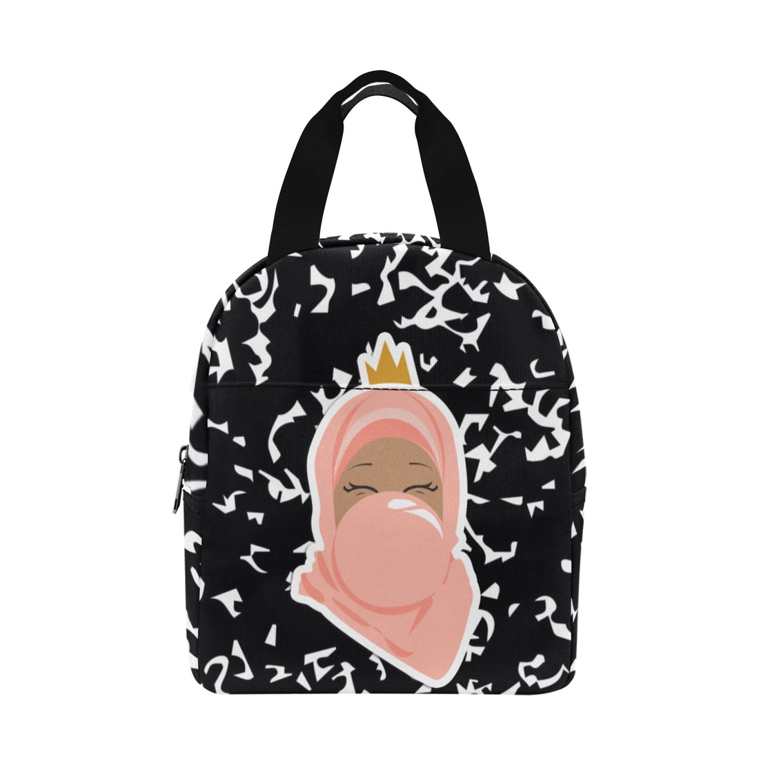 BeYOU Crew Zipper Lunch Bag-Iman (Peach Bubble)