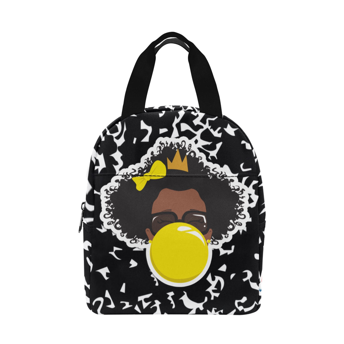 BeYOU Crew Zipper Lunch Bag- Sommer (Yellow Bubble)