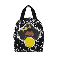 BeYOU Crew Zipper Lunch Bag- Sommer (Yellow Bubble)