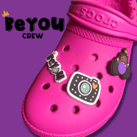 BeYOU Crew Shoe Charms: Sommer Character Set (Yellow Bubble)