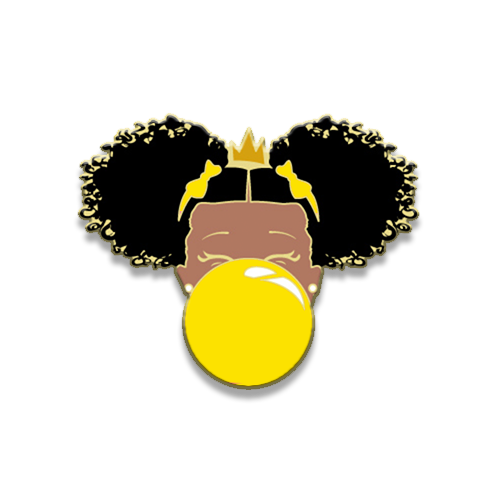 Classic Enamel Pin: Yellow Bubble