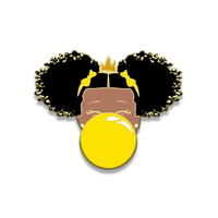 Classic Enamel Pin: Yellow Bubble