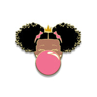 Classic Enamel Pin: Pink Bubble
