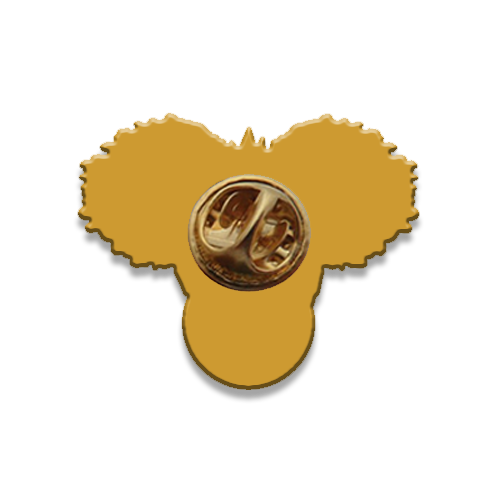 Classic Enamel Pin: Yellow Bubble