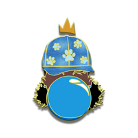 Signature Enamel Pin: Marley *summer (Blue Bubble)