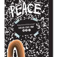 Dear Beautiful Brown Girl: My Life Matters (8x10 Composition Book)