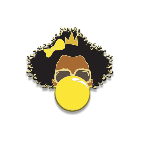 Signature Enamel Pin: Sommer (Yellow Bubble)