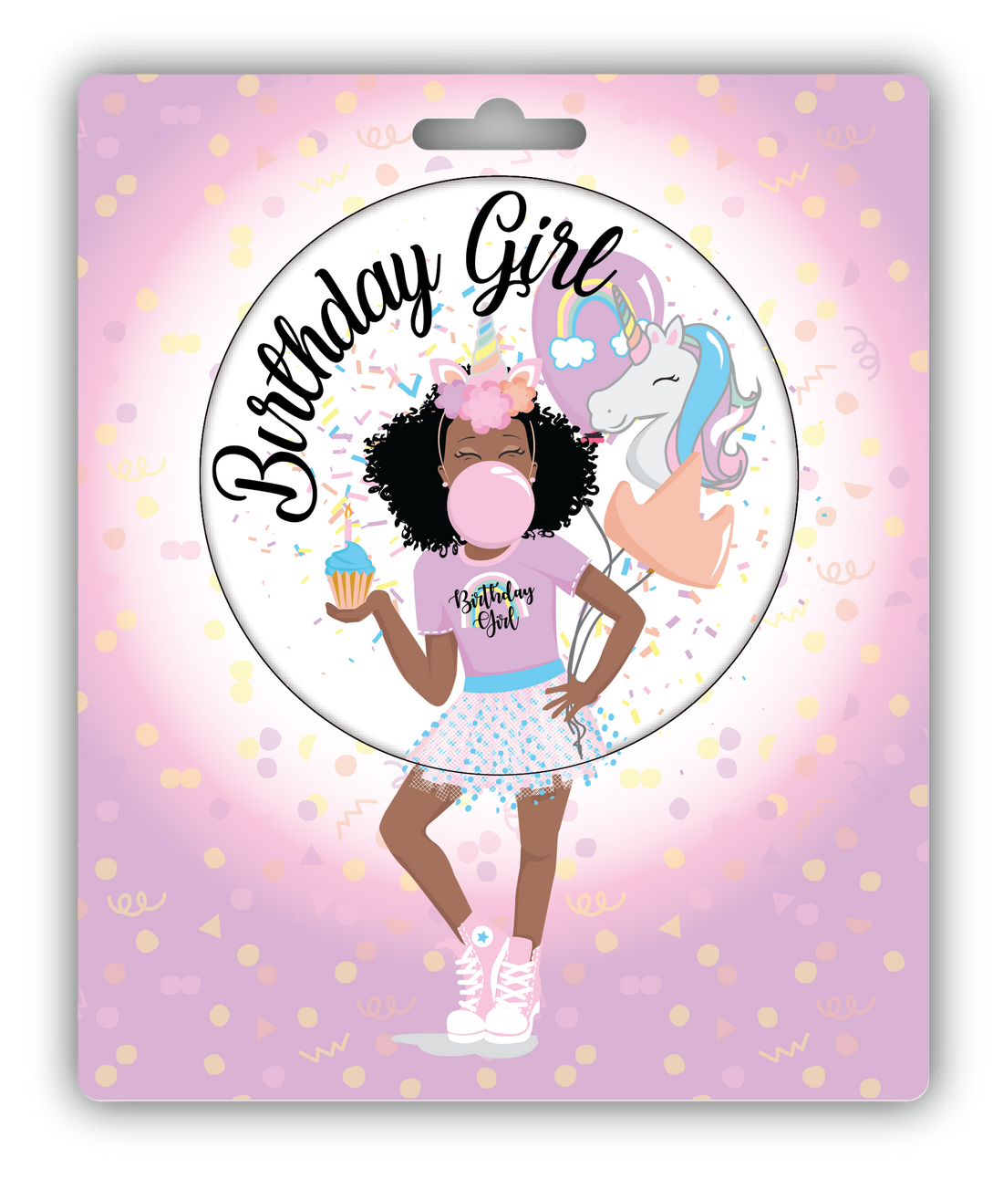 Signature Magical Unicorn Birthday Button