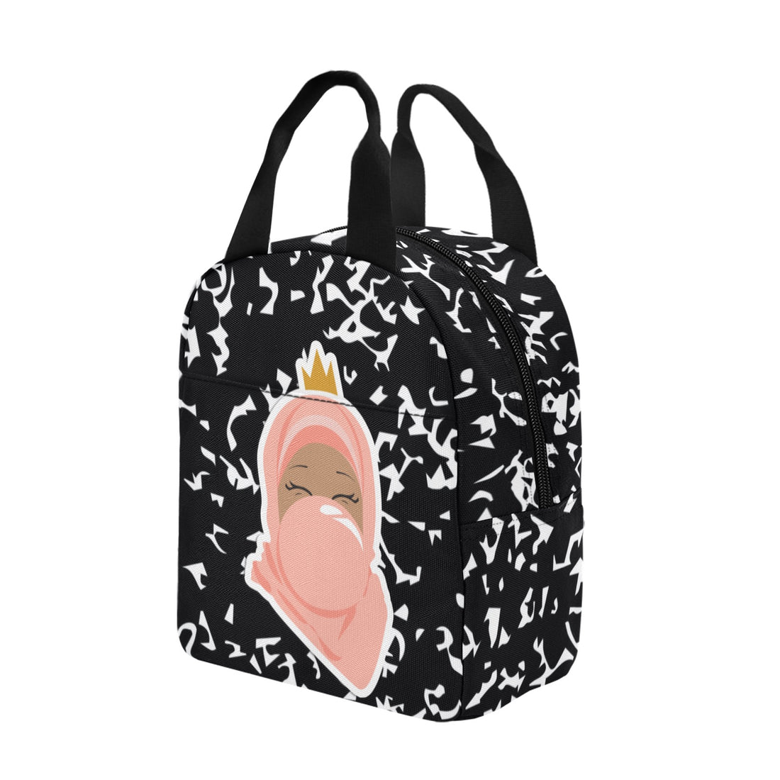 BeYOU Crew Zipper Lunch Bag-Iman (Peach Bubble)