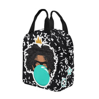 BeYOU Crew Zipper Lunch Bag-Cori (Turquoise Bubble)