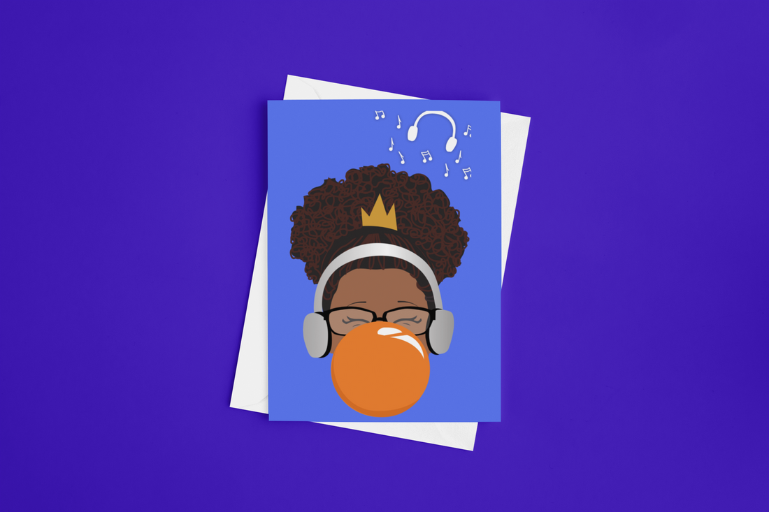 Dear Beautiful Brown Girl: Signature BeYOU Greeting Card: Tasya