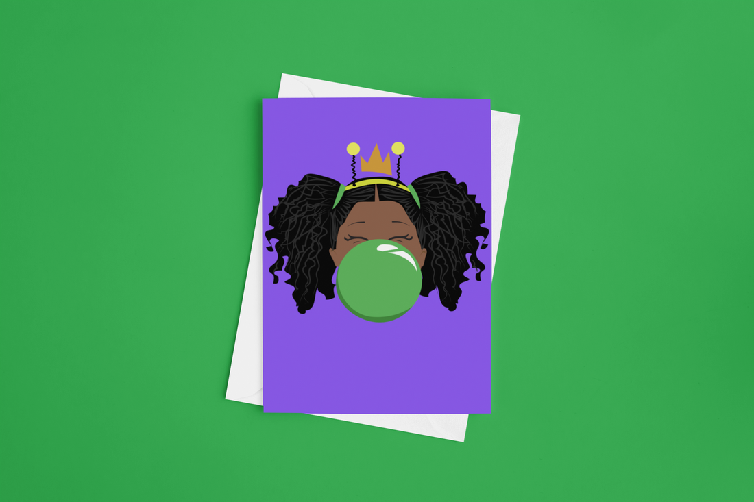 Dear Beautiful Brown Girl: Signature BeYOU Greeting Card: Danasia