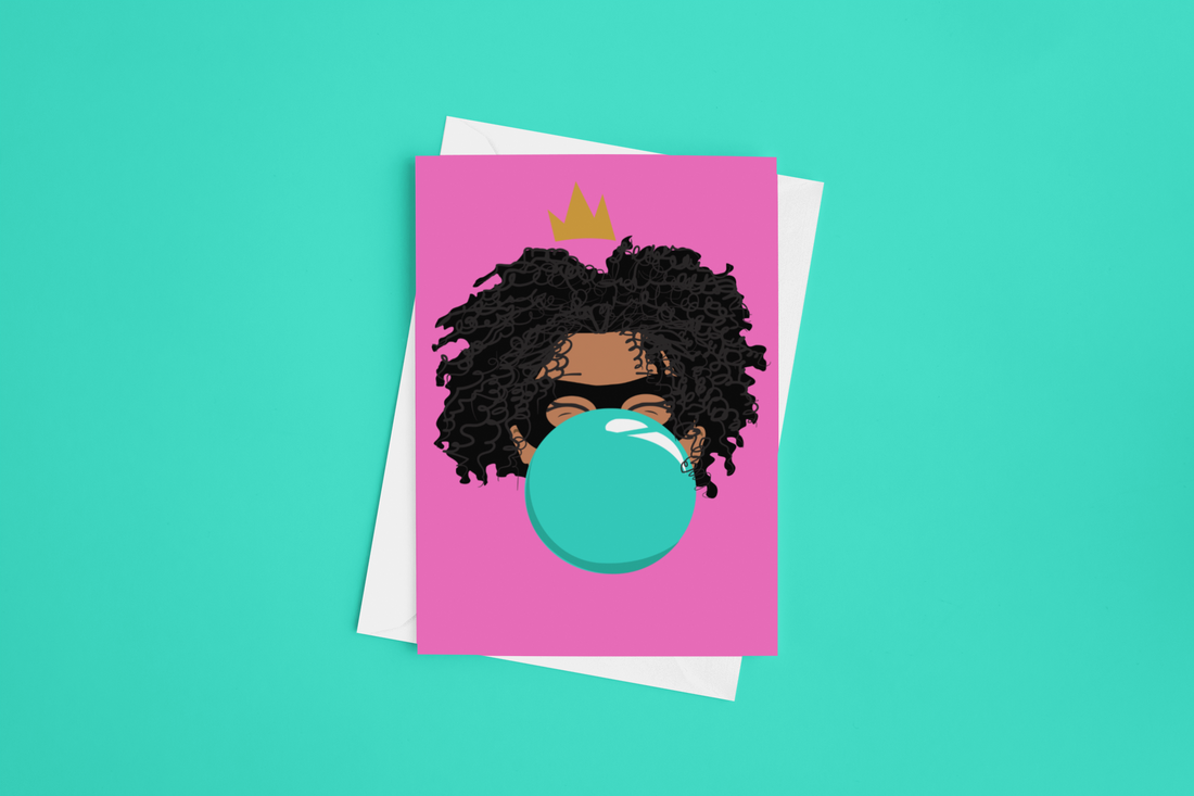 Dear Beautiful Brown Girl: Signature BeYOU Greeting Card: Cori