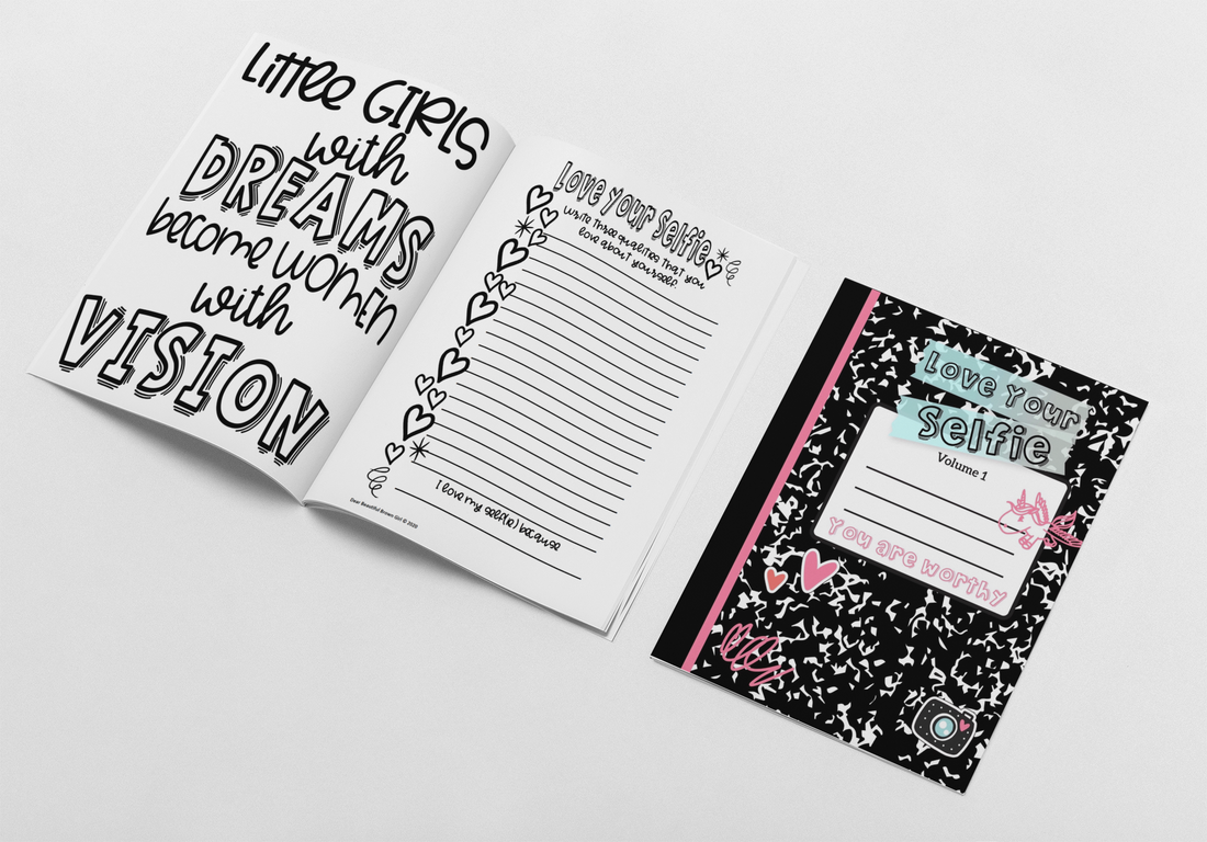 Love Your Selfie Journal and Coloring Book: Volume 1