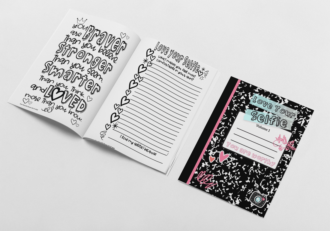 Love Your Selfie Journal and Coloring Book: Volume 1