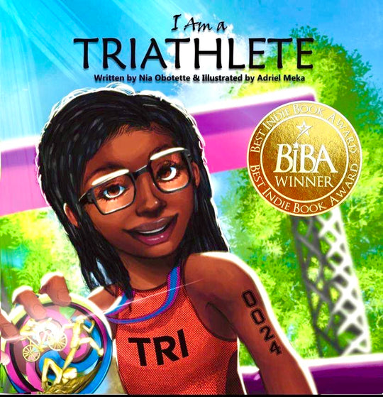 I am a triathlete written by  Nia Obotette