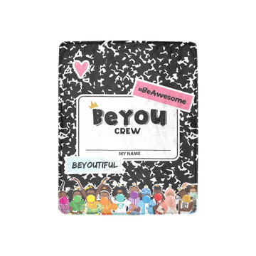 BeYOU Crew Blanket Ultra-Soft Micro Fleece Blanket 30''x40''