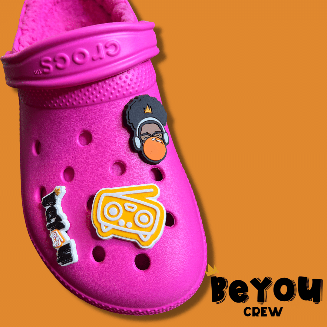 BeYOU Crew Shoe Charms: Tasya Character Set (Orange Bubble)