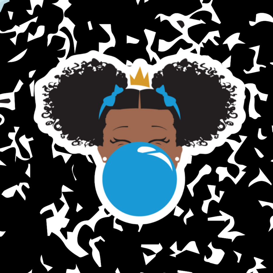 Black Girl Magic Custom Waterproof Sticker 