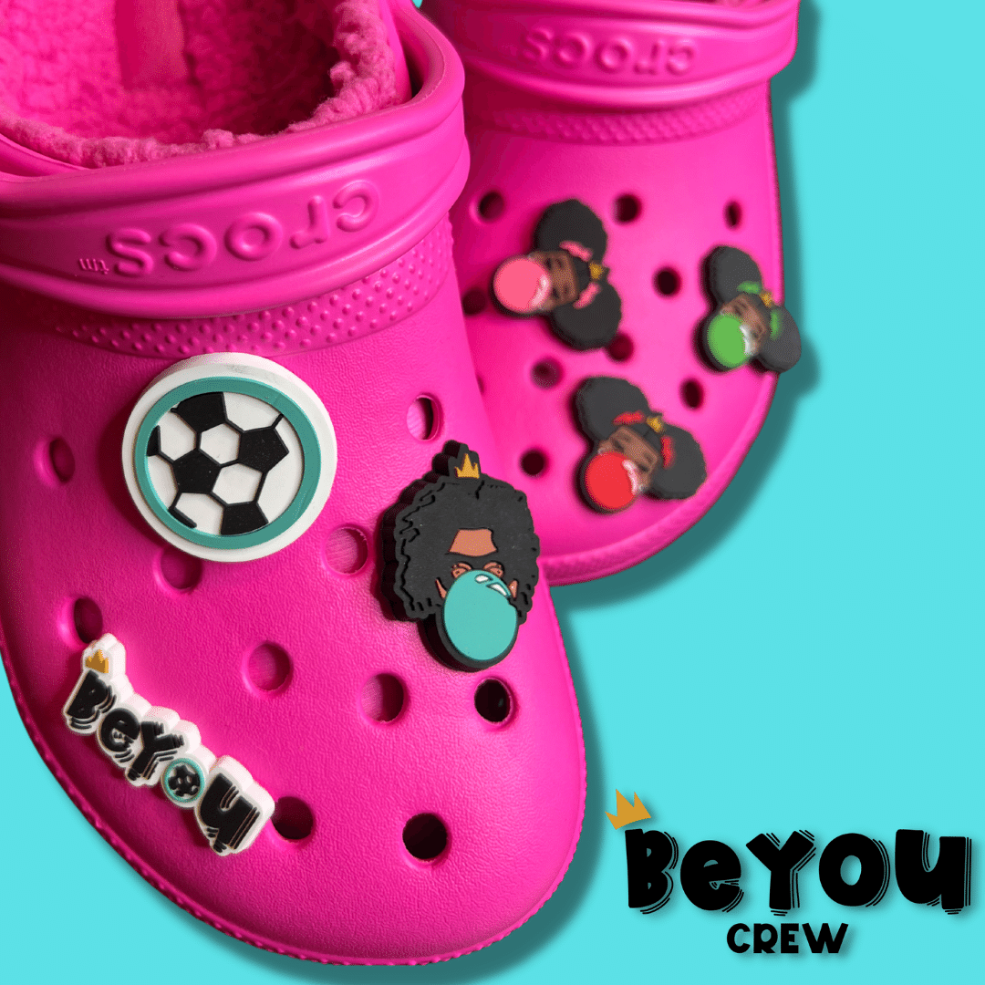 BeYOU Crew Shoe Charms: Cori Character Set (Turqoise Bubble)