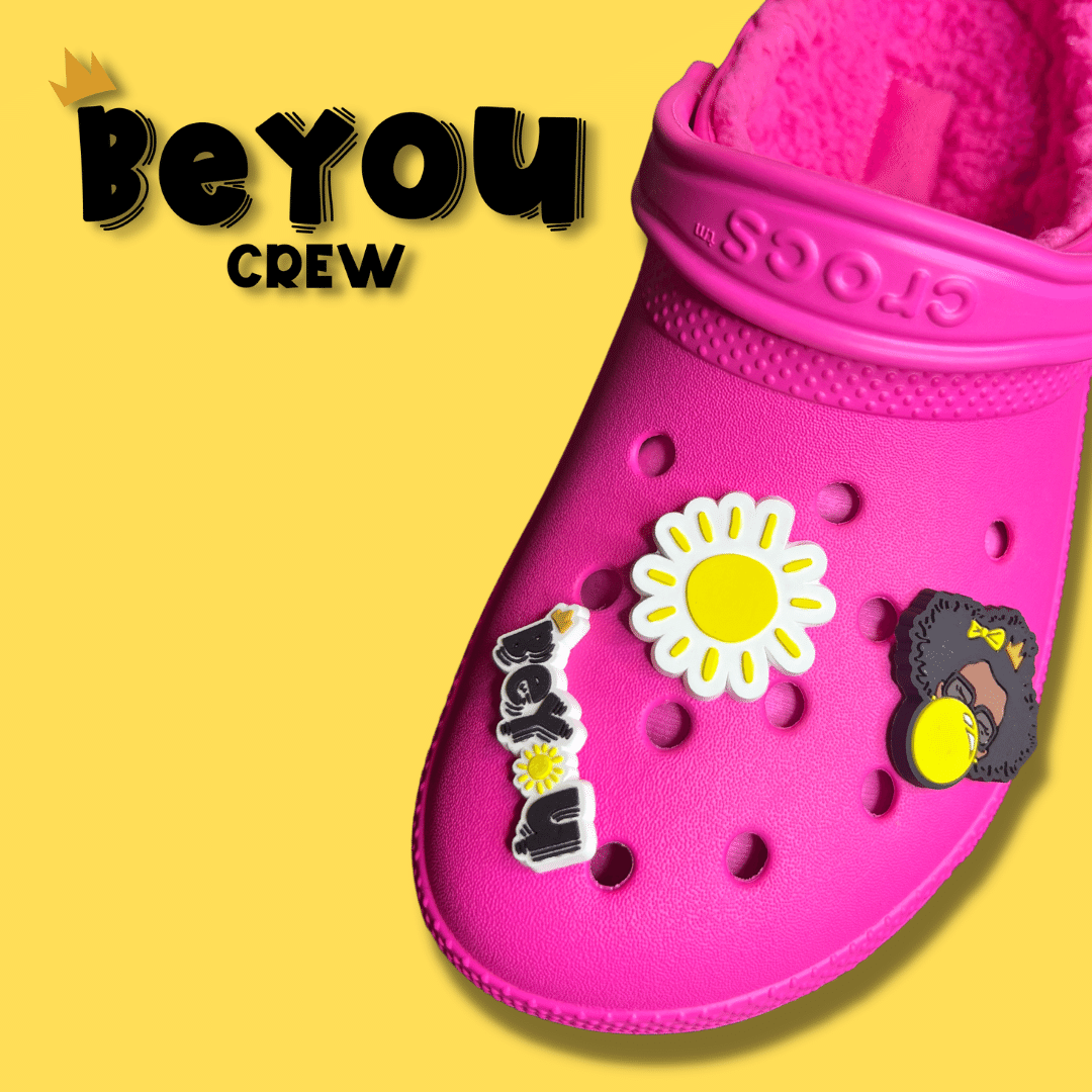 BeYOU Crew Shoe Charms: Sommer Character Set (Yellow Bubble)