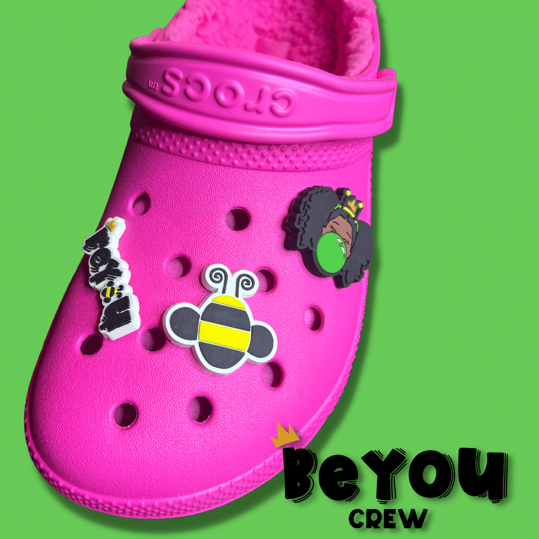 BeYOU Crew Shoe Charms: Sommer Character Set (Yellow Bubble)