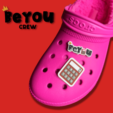 BeYOU Crew Shoe Charm : BeYOU Calculator Set (Reighan, Red Bubble)