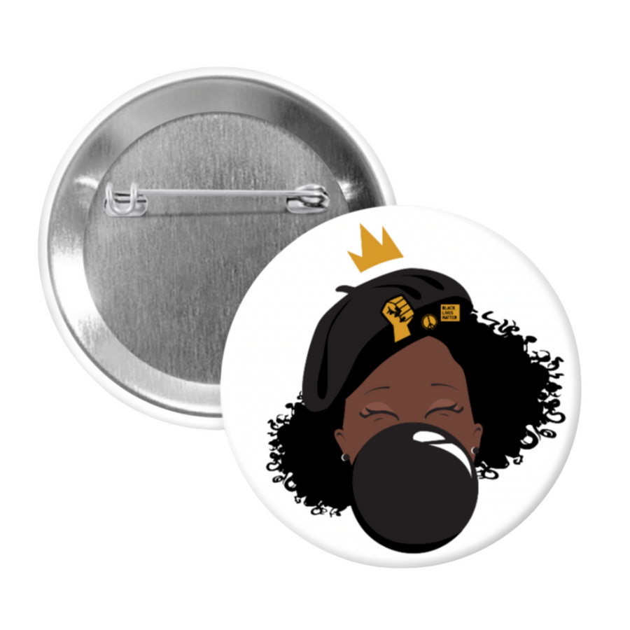 Signature Black Girl Magic Button Set (3 Pinback Buttons)