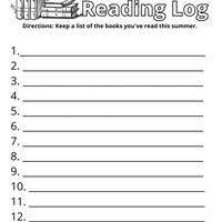 Free Writing Activities: Summer Reading Challenge