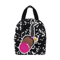 BeYOU Crew Zipper Lunch Bag-Chloe (Hot Pink Bubble)