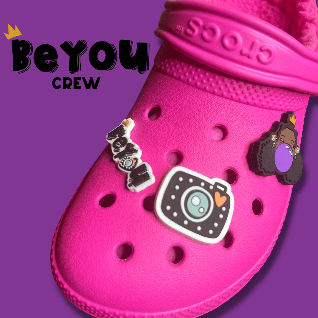 BeYOU Crew Shoe Charms: Roslyn Character Set (Purple Bubble)