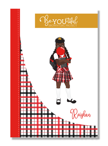 Signature BeYOUtiful Brown Girl Journal: Reighan ( 6x9 Paperback)