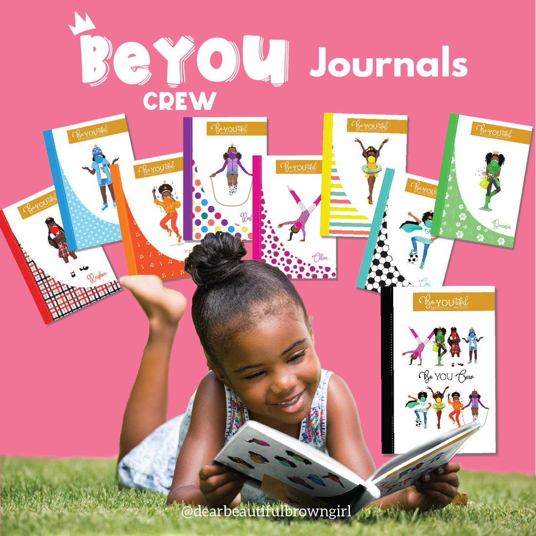 Signature BeYOUtiful Brown Girl Journal: Reighan ( 6x9 Paperback)