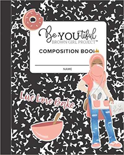 BeYOU Crew Composition NoteBook (8x10): Iman