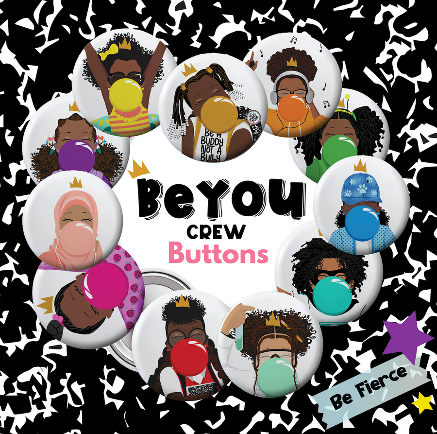 Signature BeYOU Crew Buttons